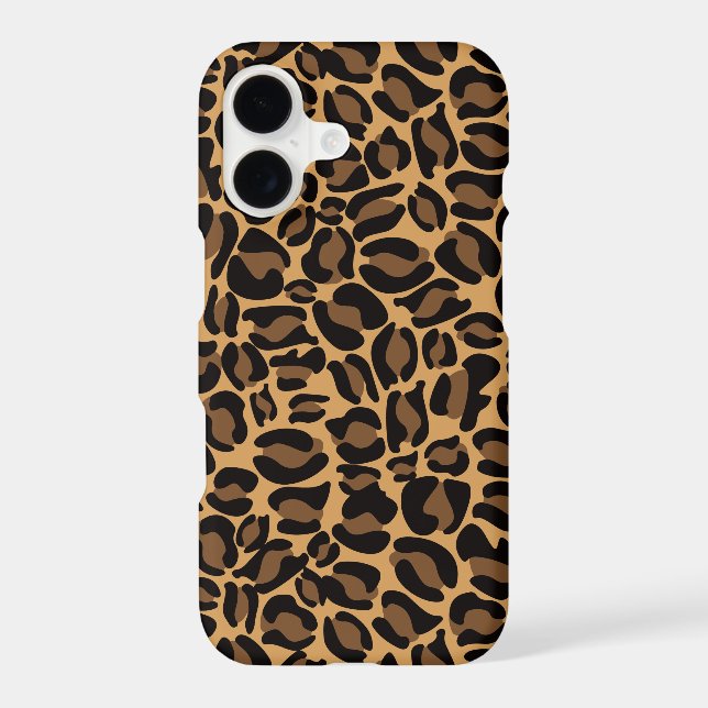 Leopard Print Pattern Jungle Original brown (Back)