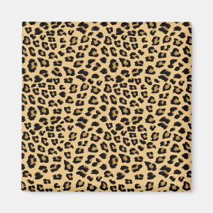 Leopard Print Pattern Magnet