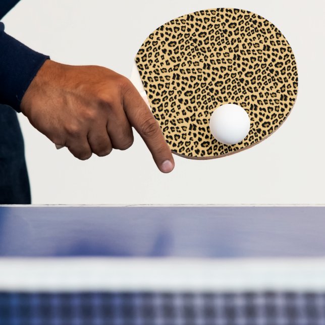 Leopard Print Pattern Ping Pong Paddle (Insitu)