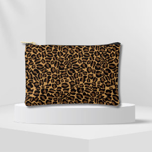 Leopard Print Pattern Safari Jungle Accessory Pouch