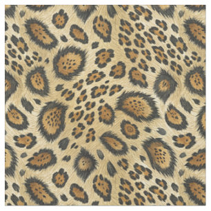 Leopard Print Pattern – Wild Animal Skin Design Fabric
