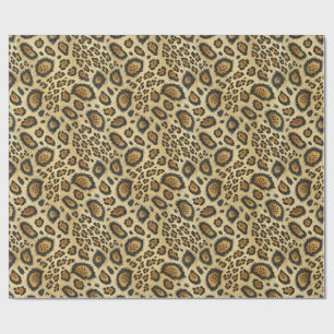 Leopard Print Pattern – Wild Animal Skin Design Wrapping Paper