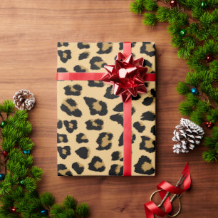 Leopard Print Pattern Wrapping Paper