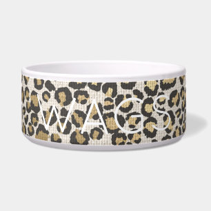 Leopard Print Pet NAME Animal Lover Home Decor