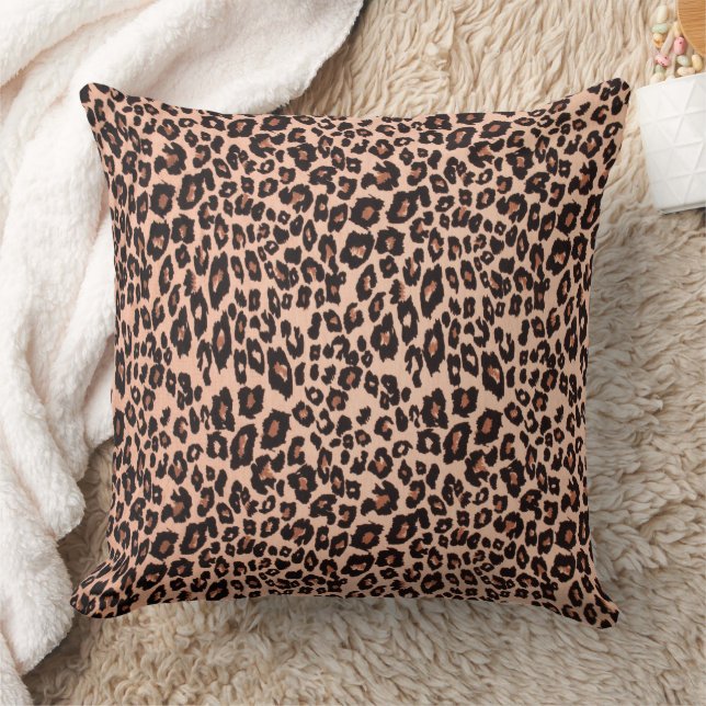 Leopard Print Pillow (Blanket)