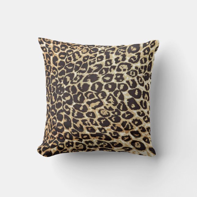 Leopard Print Pillow (Front)