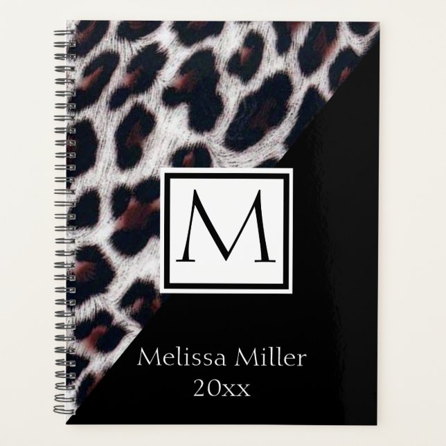 Leopard Print Planner (Front)
