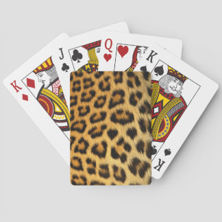 Leopard Print Playing Cards