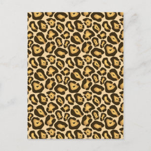 Leopard Print Postcard