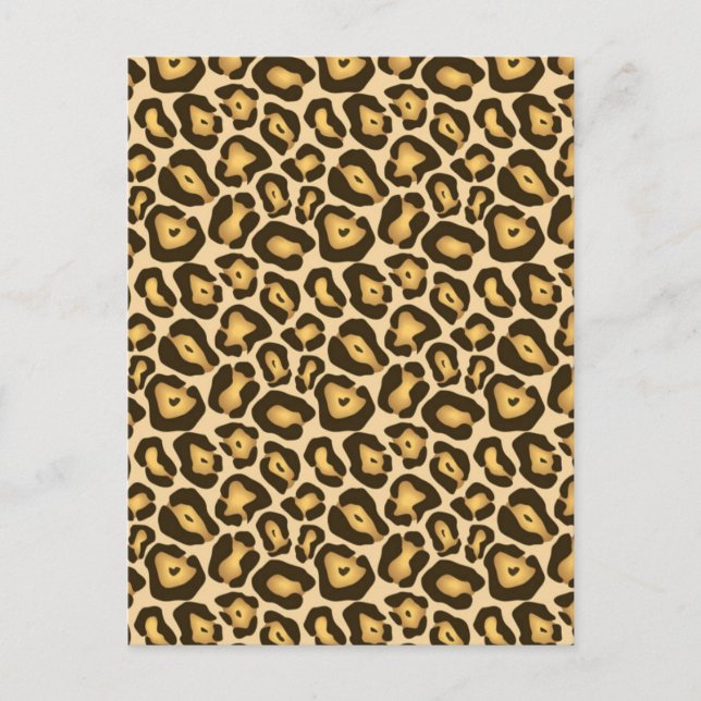 Leopard Print Postcard (Front)