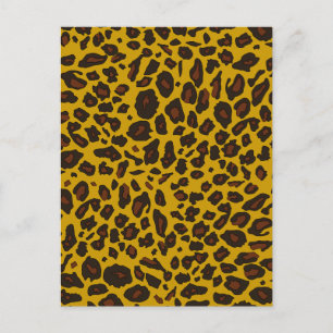 Leopard Print Postcard