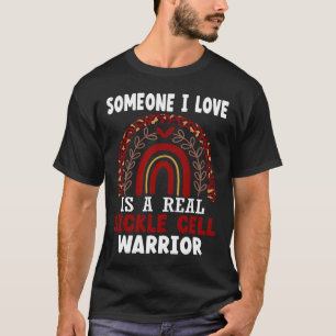 Leopard Print Rainbow Sickle Cell Warrior Awarenes T-Shirt
