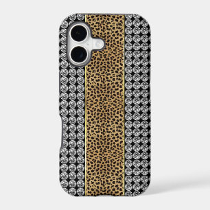 Leopard Print Rhinestone Iphone barely There case