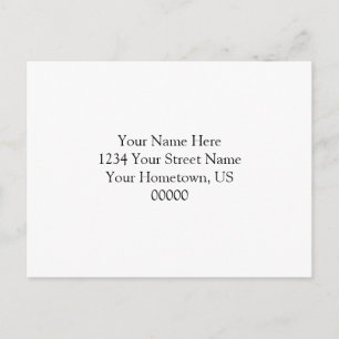 Leopard Print RSVP Postcard