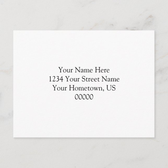 Leopard Print RSVP Postcard (Front)