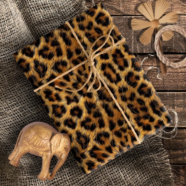 Leopard Print Safari Party ID1153 Wrapping Paper (Creator Uploaded)