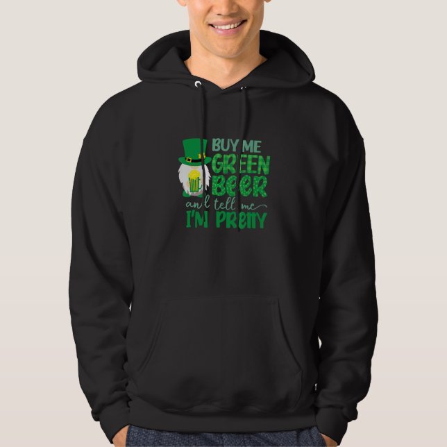 Leopard Print Saint Patricku2019s Day Top Green Be (Front)