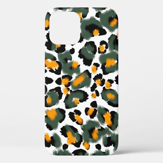 Leopard print seamless pattern Case-Mate iPhone case (Back)