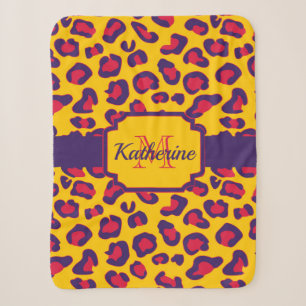 Leopard Print Sherpa Blanket