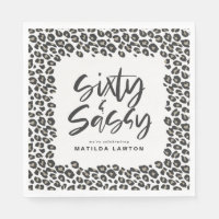 leopard print sixty and sassy party