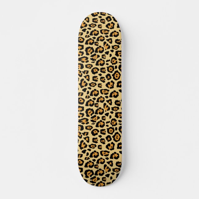 Leopard Print  Skateboard (Front)