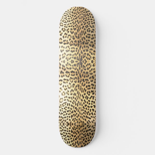 Leopard Print Skateboard (Front)