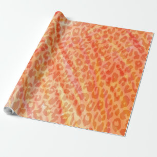 Leopard Print Skin Fur Wrapping Paper