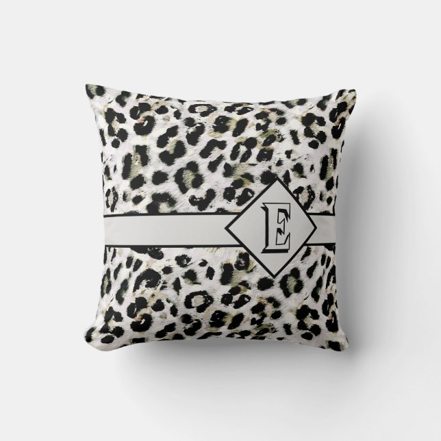 Leopard - print spotted animal-print spots cushion (Front)