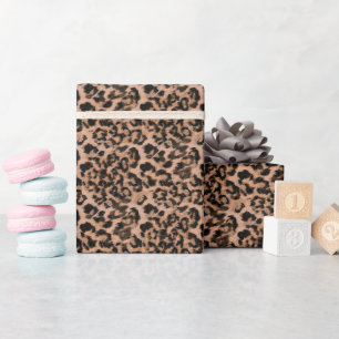 Leopard - print spotted animal-print wrapping paper