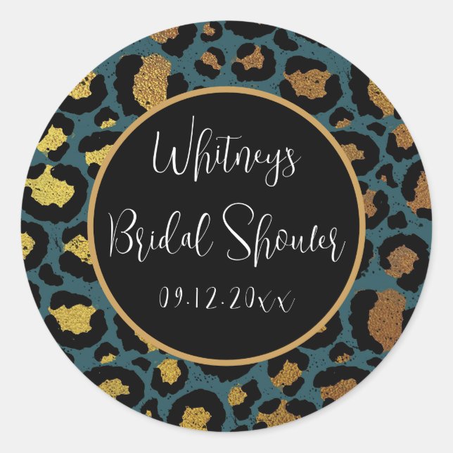 Leopard Print Stickers - Cheetah Print (Front)