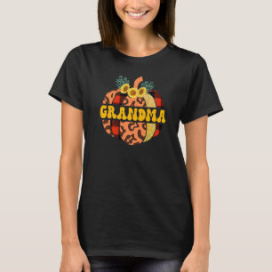 Leopard Print Sunflower Buffalo Plaid Grandma Pump T-Shirt