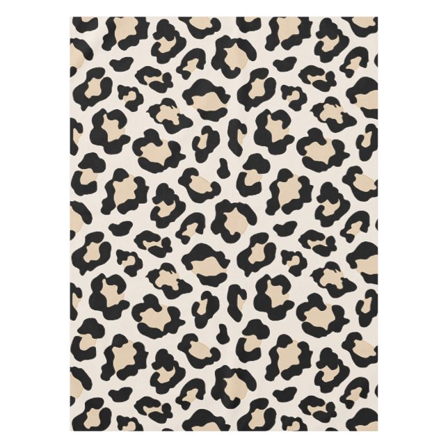 Leopard print tablecloth (Front)