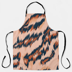 Leopard Print: Textile Seamless Design. Apron