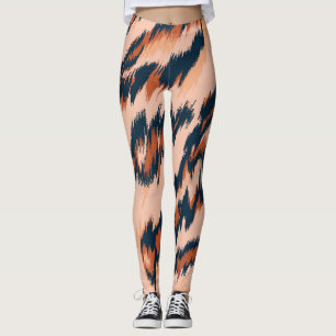Leopard Print: Textile Seamless Design. Leggings