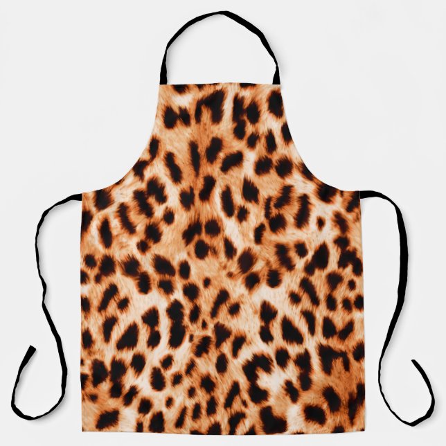 Leopard print texture apron (Front)