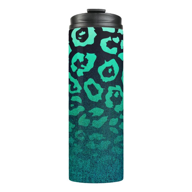 Leopard Print Thermal Tumbler (Front)