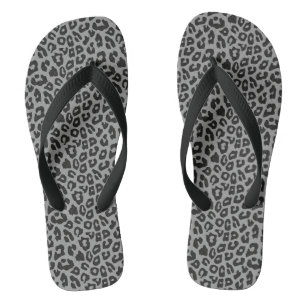 Leopard Print Thongs