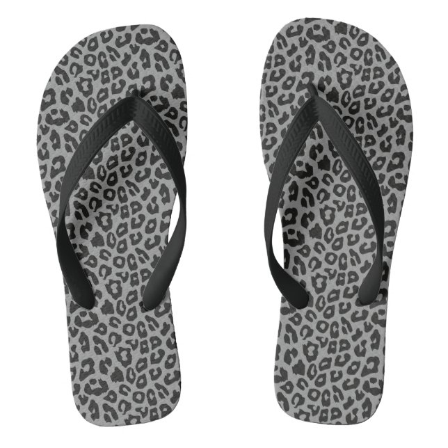 Leopard Print Thongs (Footbed)