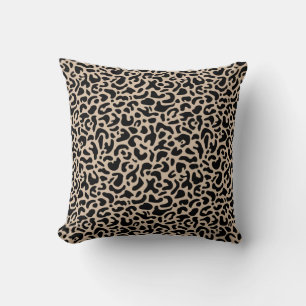 Leopard Print Throw Pillow