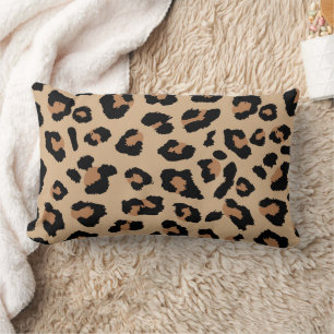 Leopard Print Throw Pillow