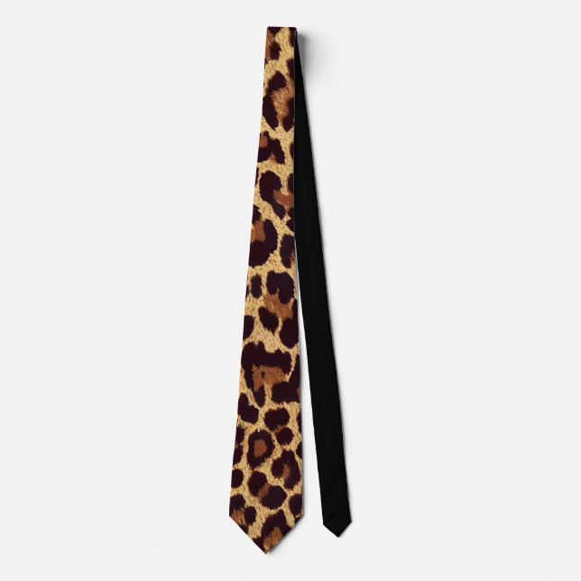 Leopard Print   Tie (Front)