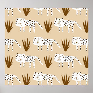Leopard Print: Timeless Pattern. Poster