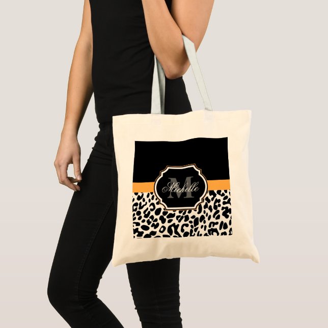 Leopard Print Tote Bag (Front (Product))