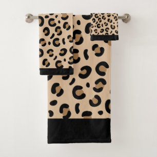 Leopard Print Towel Set