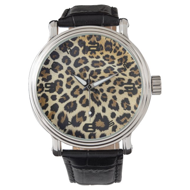 Leopard Print Watch (Front)