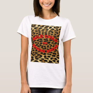 Leopard Print Wild Child on Spring Break T-Shirt