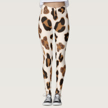 Leopard print yoga pants