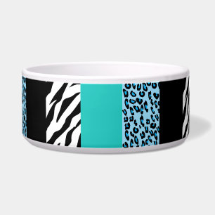 Leopard Print, Zebra Print, Animal Print, Blue