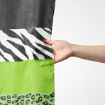 Leopard Print, Zebra Print, Animal Print, Green Scarf<br><div class="desc">Elegant,  stylish and sophisticated leopard and zebra pattern in green colour. Modern and trendy gift,  perfect for the animal print lover in your life.</div>