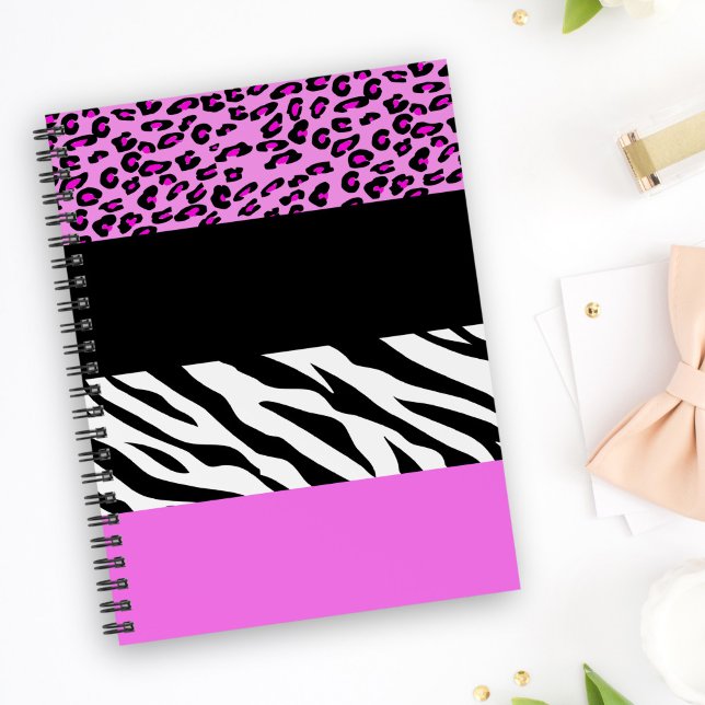 Leopard Print, Zebra Print, Animal Print, Pink Planner (Creator Uploaded)